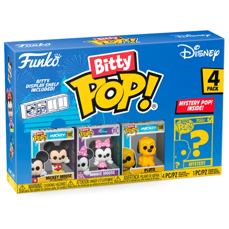 Disney Bitty POP! Vinilna Figura 4-Pack Mickey 2,5 cm fotografija izdelka