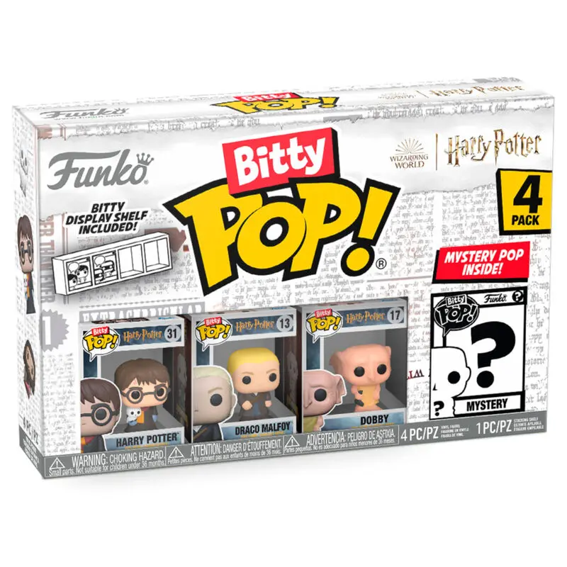 Harry Potter Bitty POP! Vinilna figura 4-Pack Harry 2,5 cm fotografija izdelka