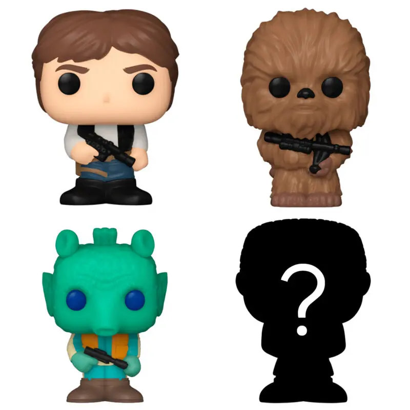 Star Wars Bitty POP! Vinilna figura, komplet 4 figur Han Solo 2,5 cm fotografija izdelka