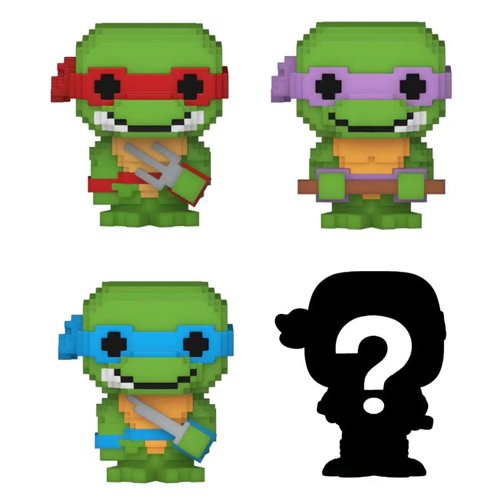 Teenage Mutant Ninja Turtles Bitty POP! Vinilna figura, 4-pack 8-Bit 2,5 cm fotografija izdelka