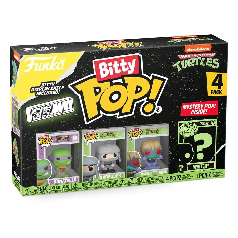 Teenage Mutant Ninja Turtles Bitty POP! Vinilna Figura 4-Pack Donatello 2,5 cm fotografija izdelka