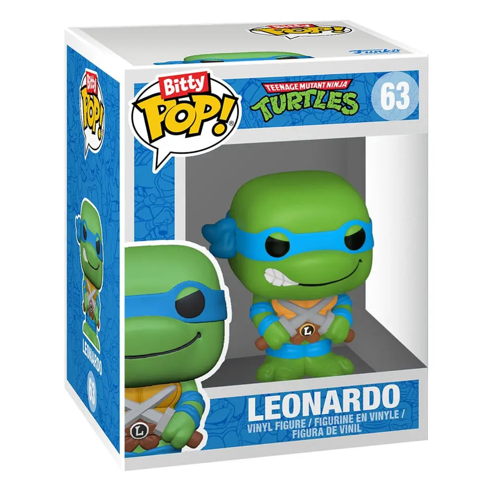 Teenage Mutant Ninja Turtles Bitty POP! Vinilna Figura Set 4 Leonardo 2,5 cm fotografija izdelka