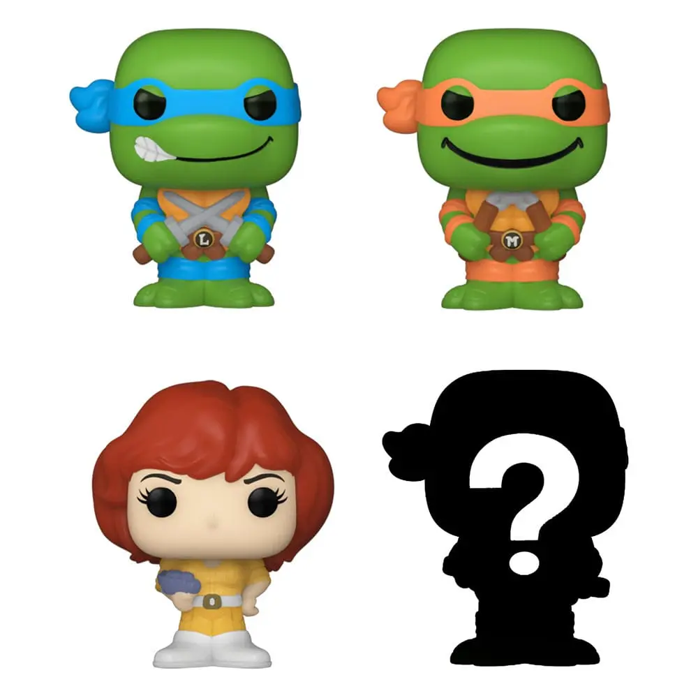 Teenage Mutant Ninja Turtles Bitty POP! Vinilna Figura Set 4 Leonardo 2,5 cm fotografija izdelka