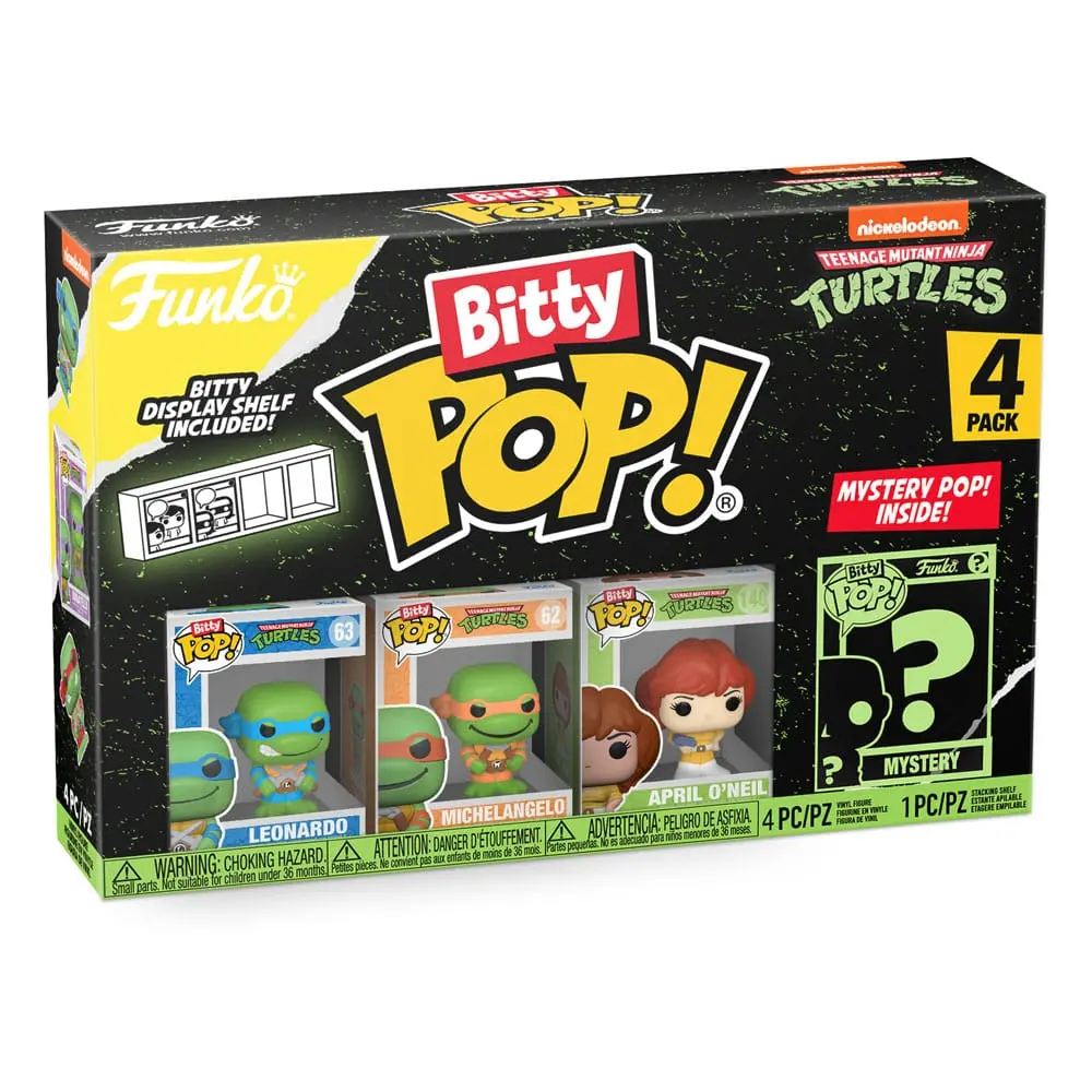 Teenage Mutant Ninja Turtles Bitty POP! Vinilna Figura Set 4 Leonardo 2,5 cm fotografija izdelka