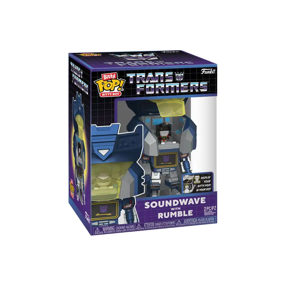 Bitty Funko POP! Bots Figurice Paket TR- Soundwave 2,5 cm fotografija izdelka