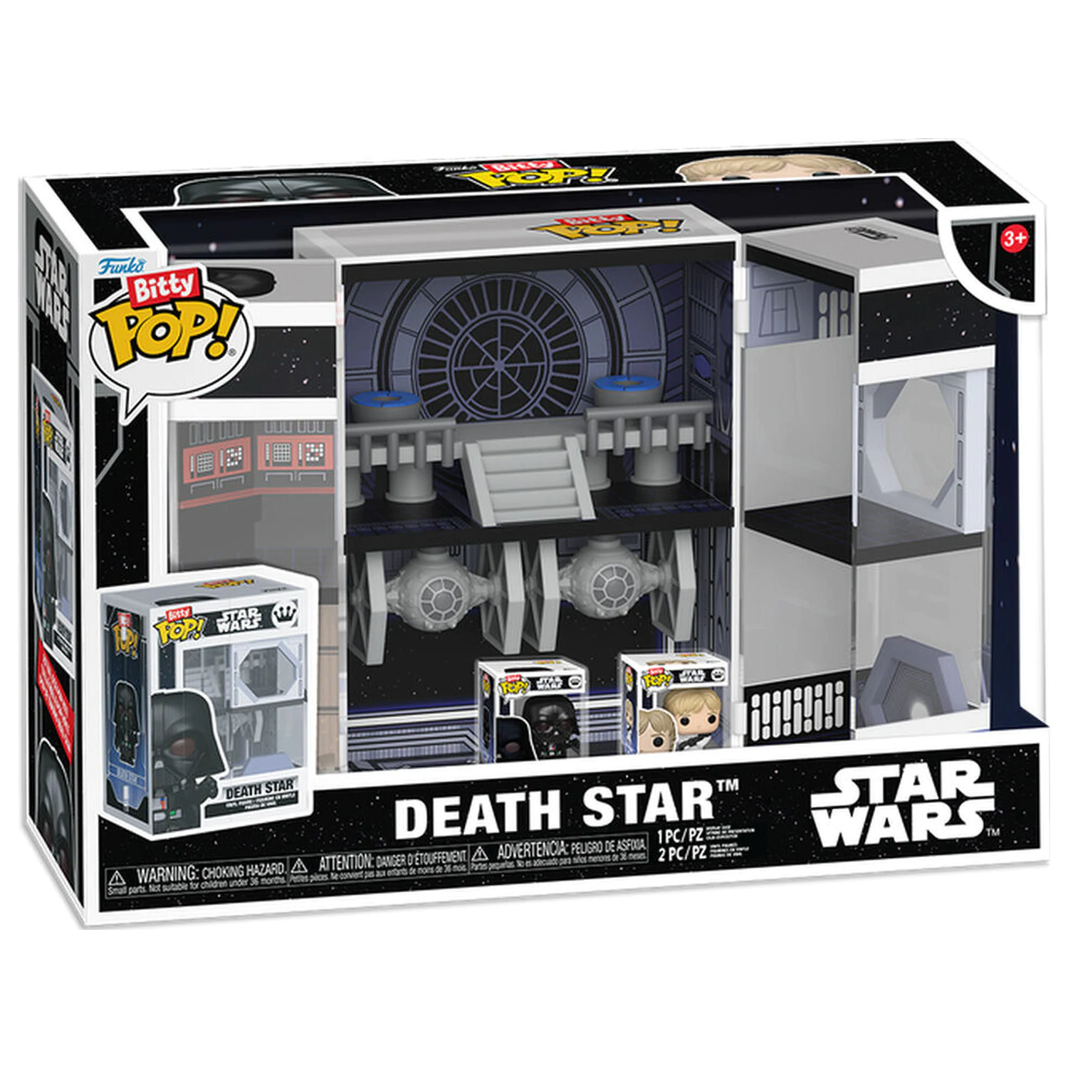 Bitty Funko POP škatle figur Star Wars Death Star fotografija izdelka