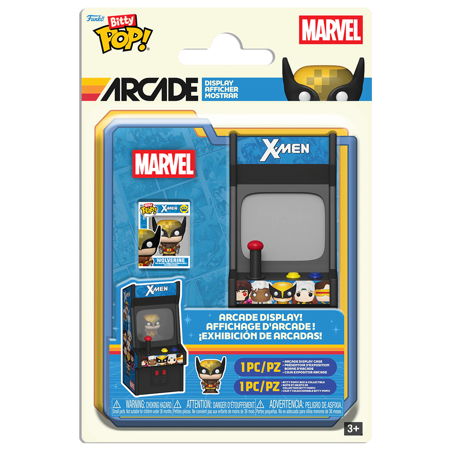Bitty Funko POP figura Arcade Marvel X-Men fotografija izdelka