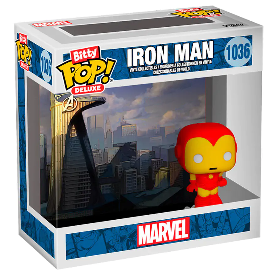 Mini Funko POP figurica Deluxe Marvel Iron Man fotografija izdelka