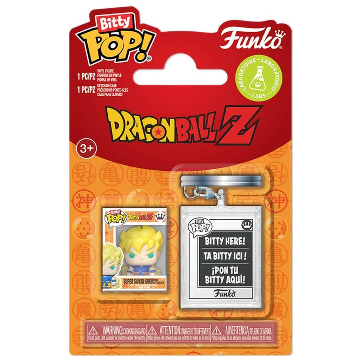 Bitty Funko POP figura in obesek za ključe Dragon Ball Super Saiyan Goku fotografija izdelka