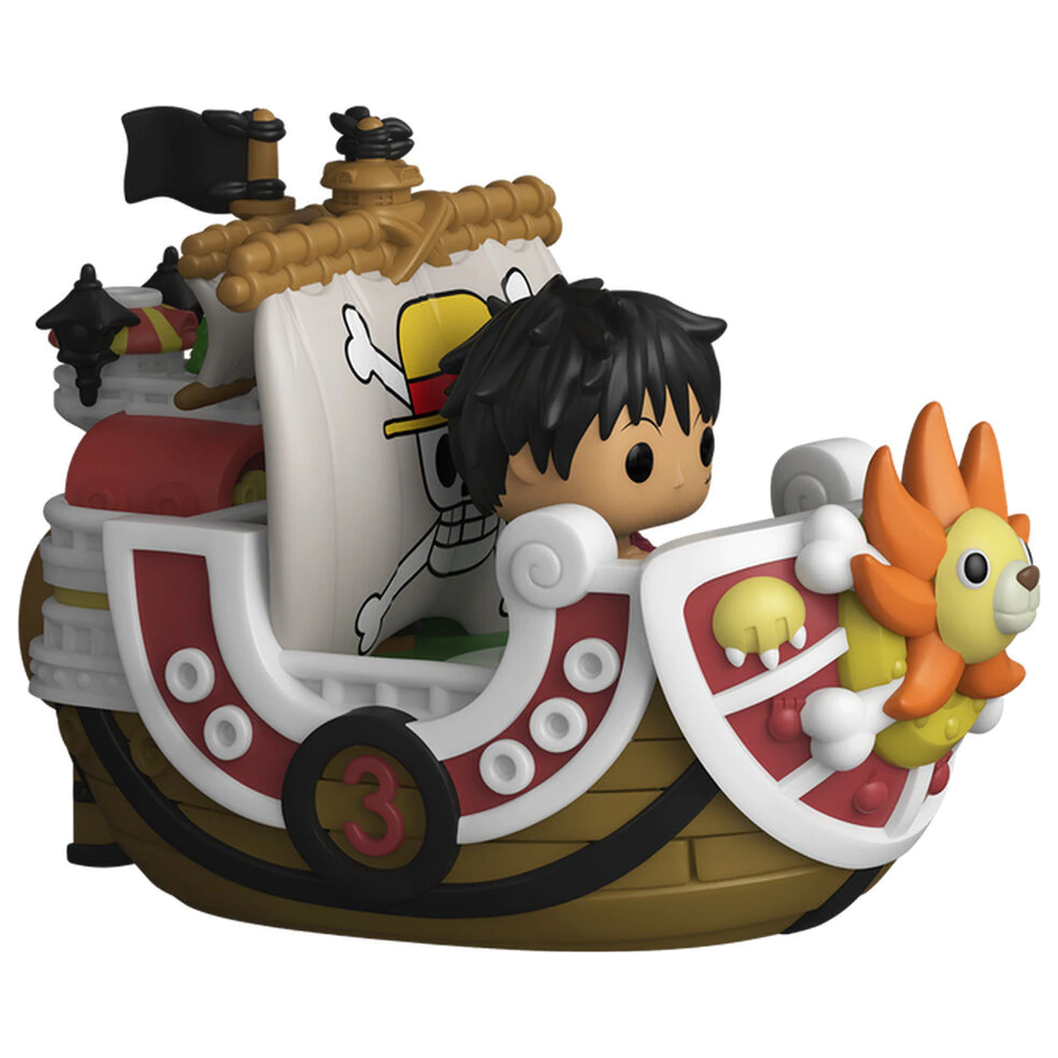 Bitty Funko POP figura Ride One Pice Monkey D.Luffy in Thousand Sunny fotografija izdelka