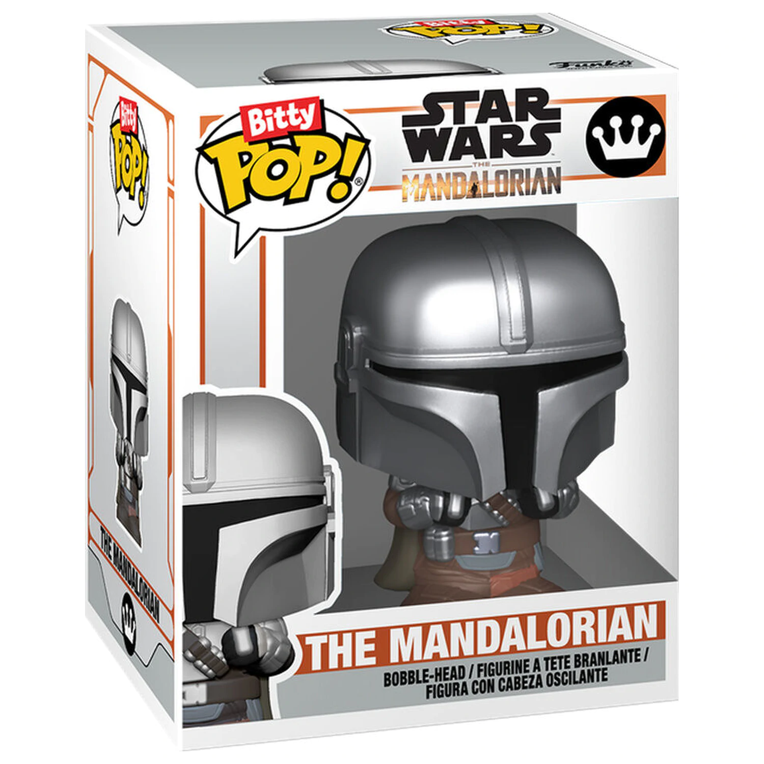 Bitty Funko POP figura Ride Star Wars The Mandalorian In N1 Starfighter With Grogu fotografija izdelka