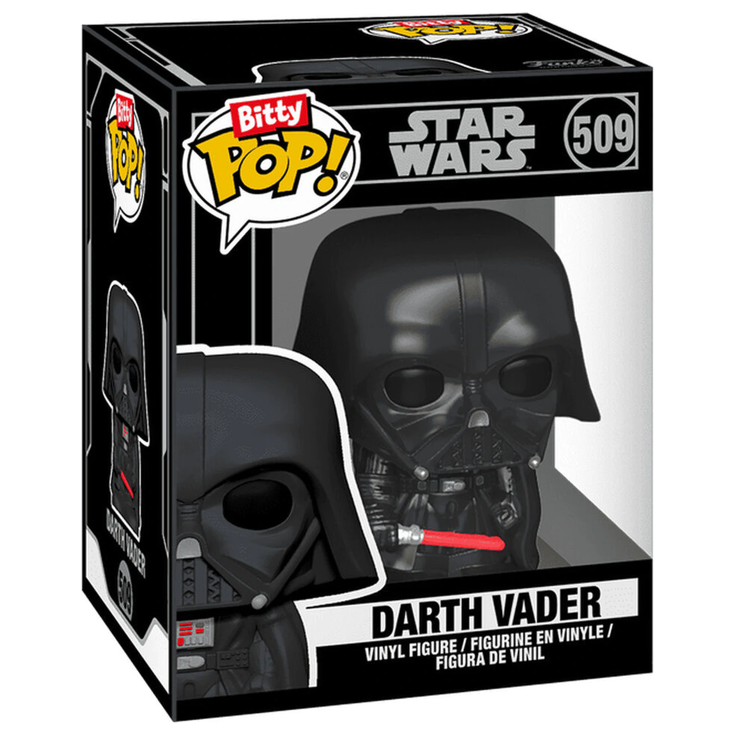 Bitty Funko POP figura Star Wars 8 Bit Luke Skywalker & etui za avtomat fotografija izdelka