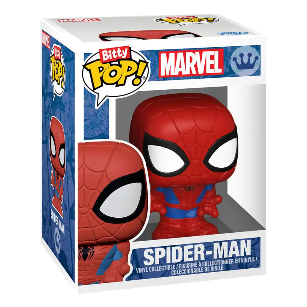 Bitty Funko POP Marvel Spider-Man Vinil Figura 4-Pack Parker Split fotografija izdelka