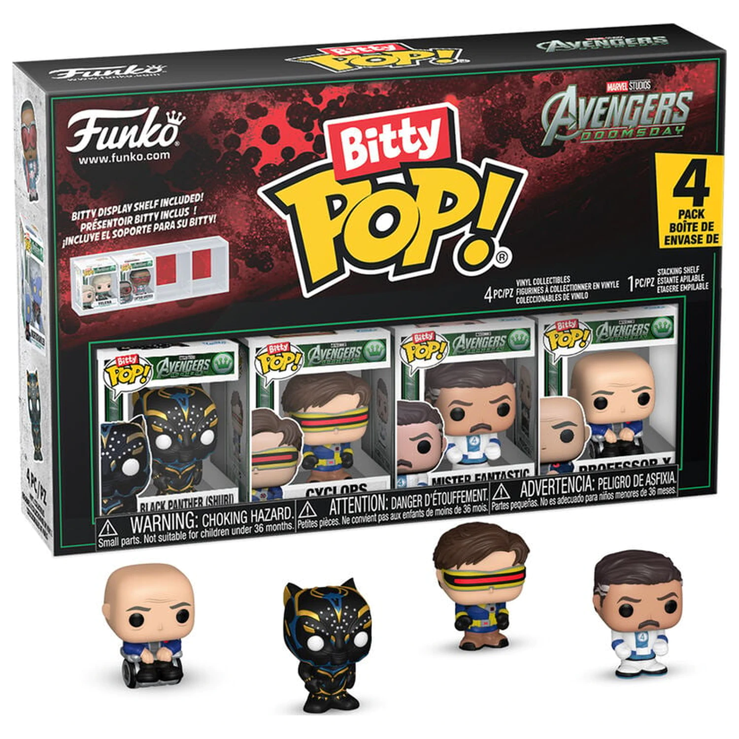 Bitty Funko POP Marvel Studios Avengers paket 4 figuric Doomsday fotografija izdelka
