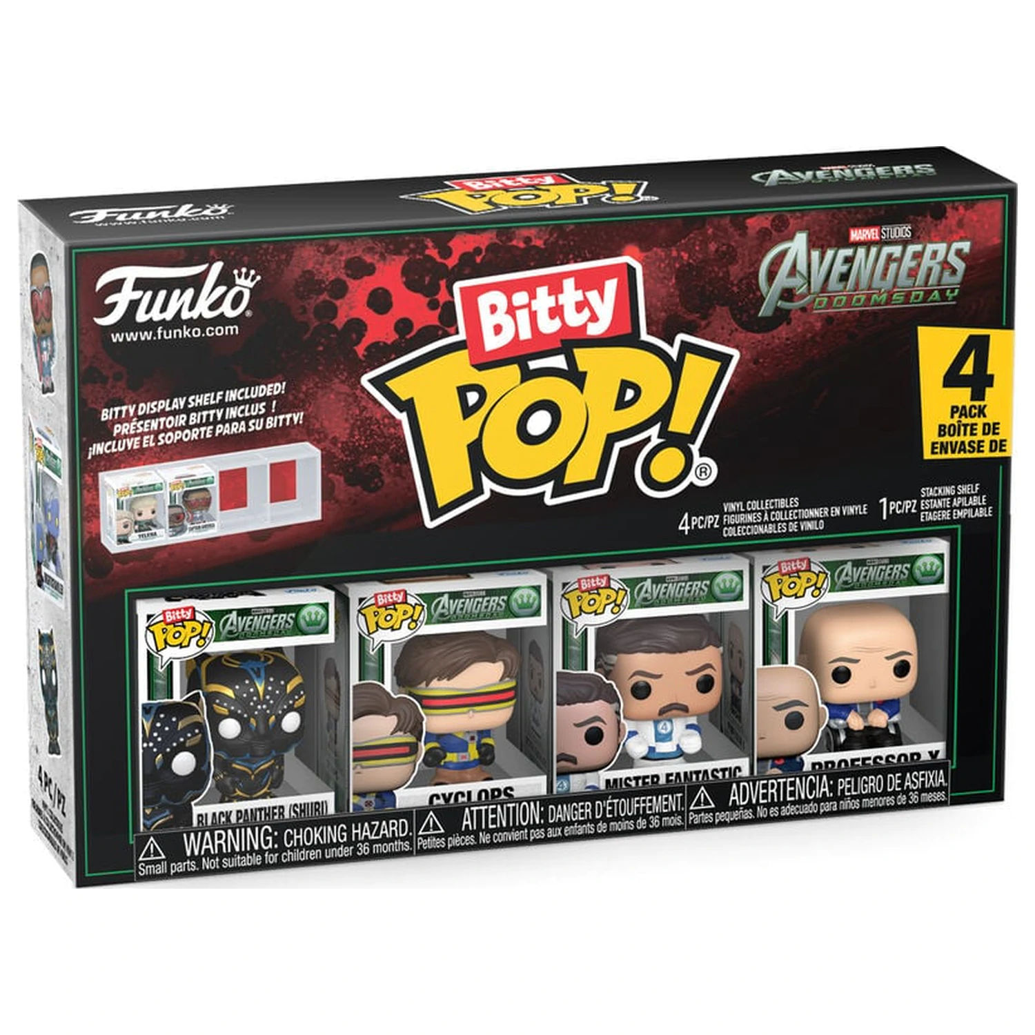Bitty Funko POP Marvel Studios Avengers paket 4 figuric Doomsday fotografija izdelka