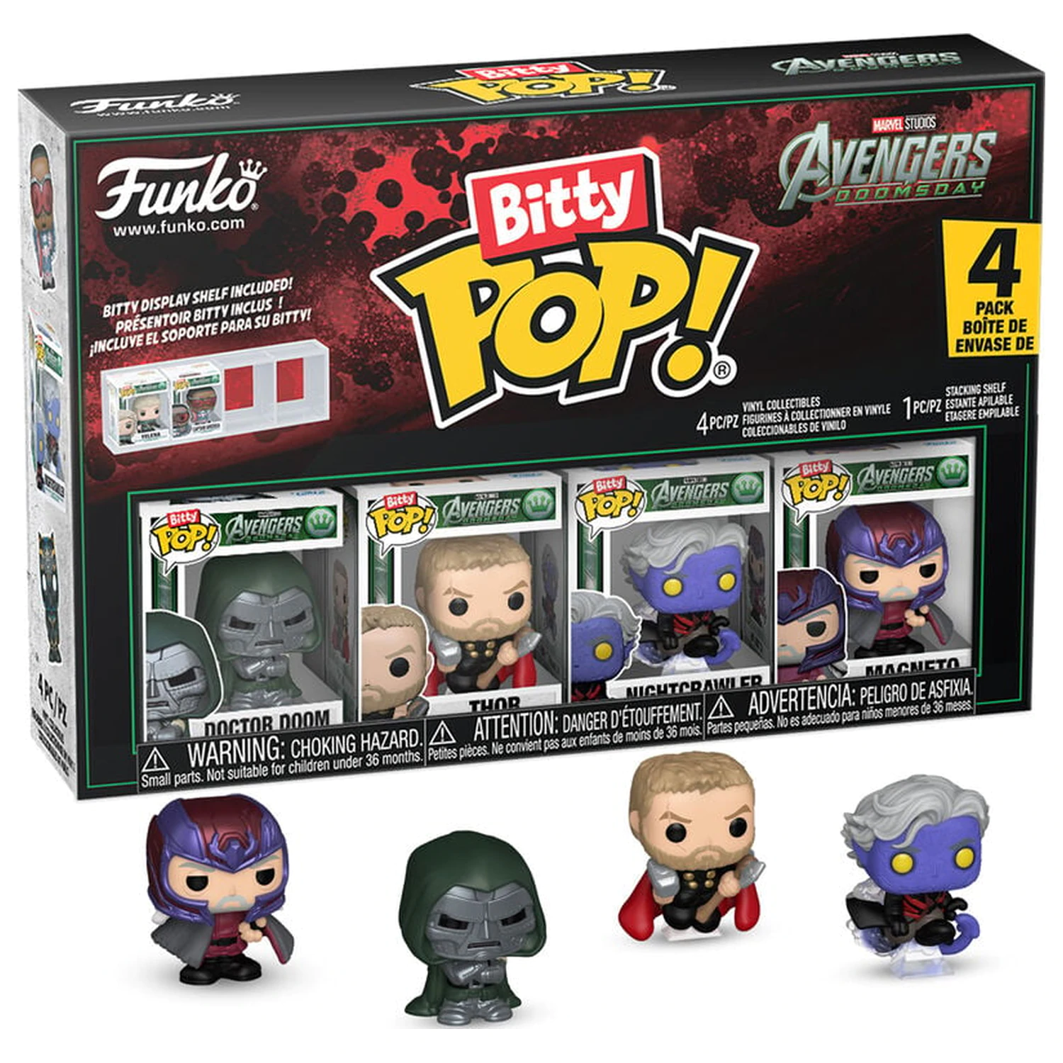 Bitty Funko POP Marvel Studios Avengers set 4 figuric Doomsday fotografija izdelka