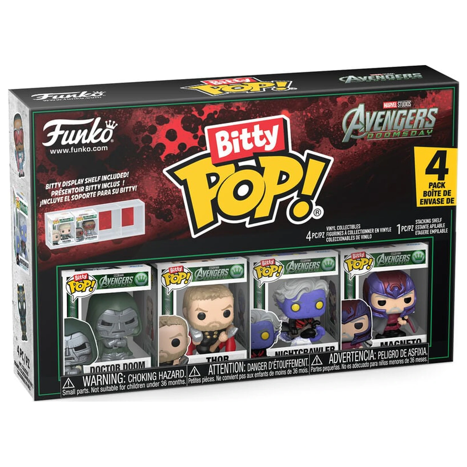 Bitty Funko POP Marvel Studios Avengers set 4 figuric Doomsday fotografija izdelka