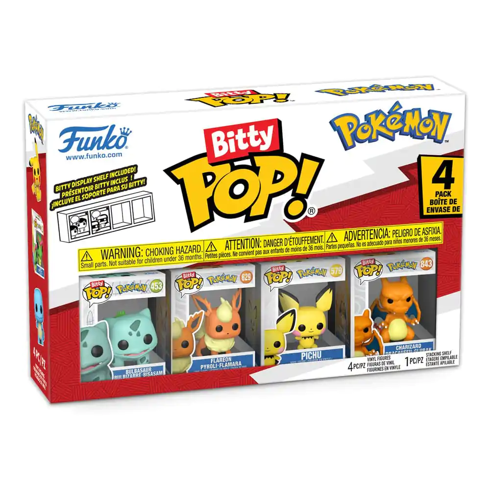 Bitty Funko POP Pokemon Vinyl Figure 4-Pack Bulbasaur - 4-delni set figuric iz vinila fotografija izdelka