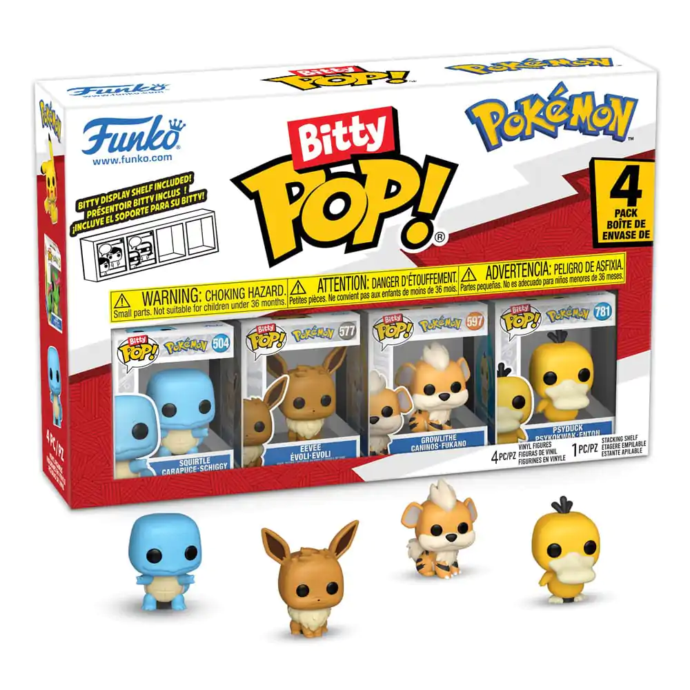 Bitty Funko POP Pokemon Vinyl Figure 4-Pack figuric Squirtle fotografija izdelka
