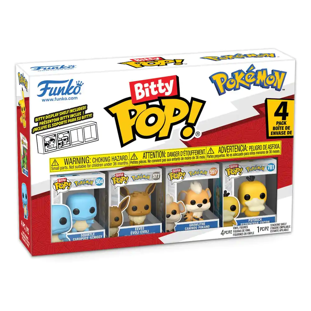 Bitty Funko POP Pokemon Vinyl Figure 4-Pack figuric Squirtle fotografija izdelka