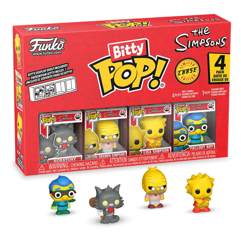 Bitty Funko POP The Simpsons Vinil Figura 4-Pack Scratchy fotografija izdelka