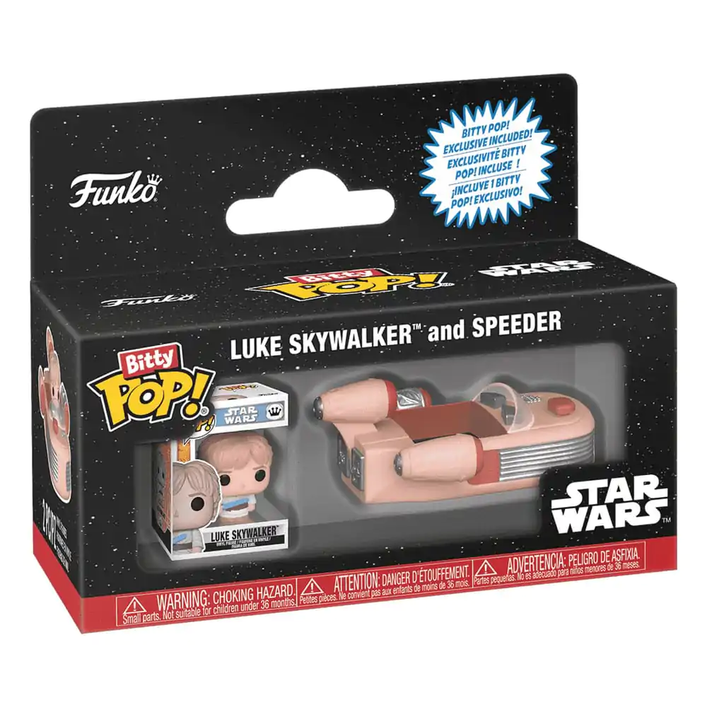 Bitty Pop figura Rides Star Wars Luke Skywalker in Speeder fotografija izdelka