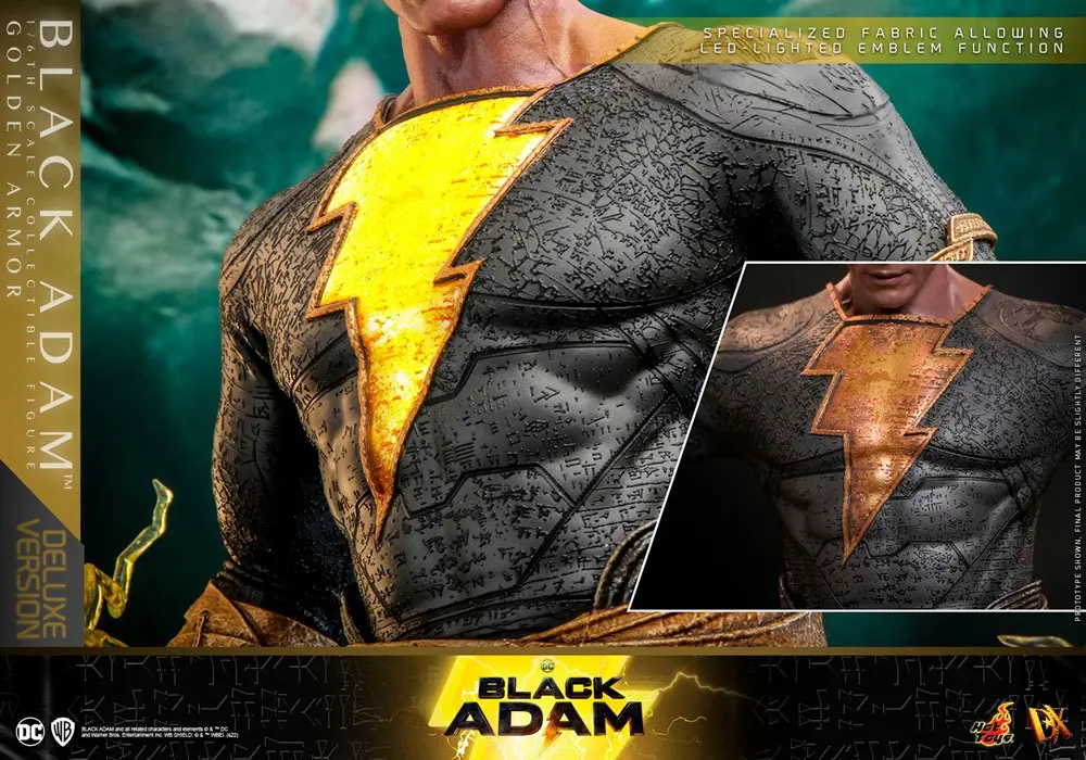 Black Adam DX akcijska figura 1/6 Black Adam (Golden Armor) Deluxe verzija 33 cm fotografija izdelka