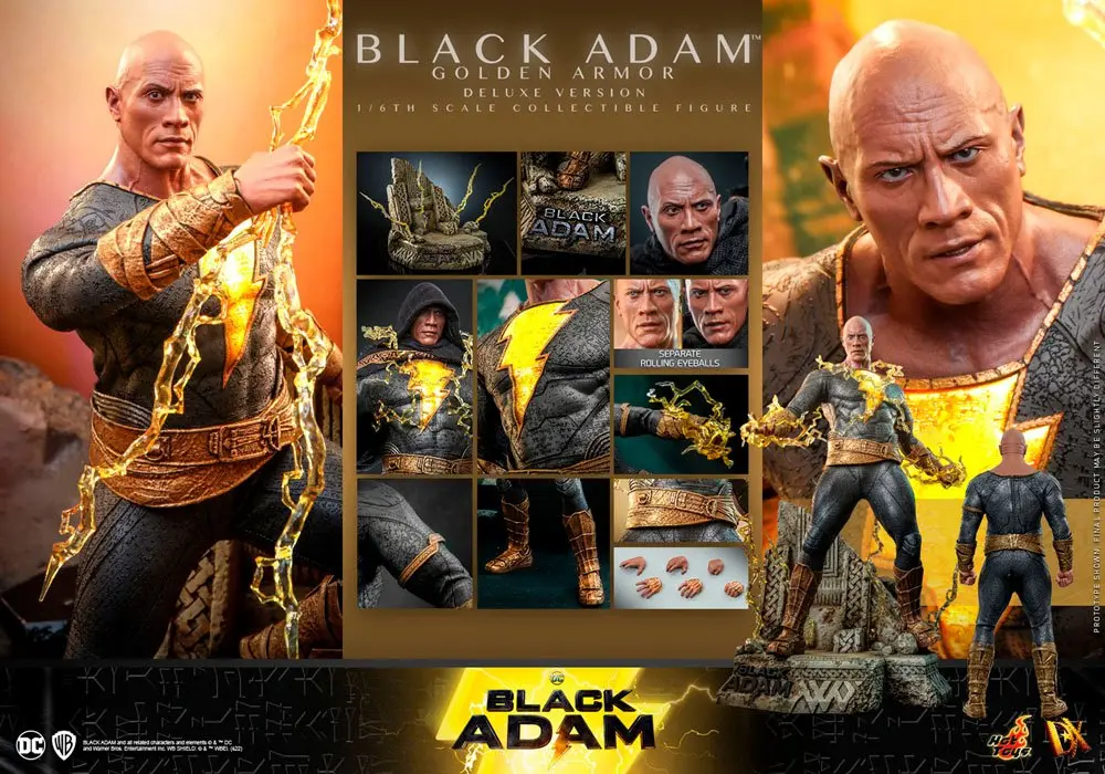 Black Adam DX akcijska figura 1/6 Black Adam (Golden Armor) Deluxe verzija 33 cm fotografija izdelka