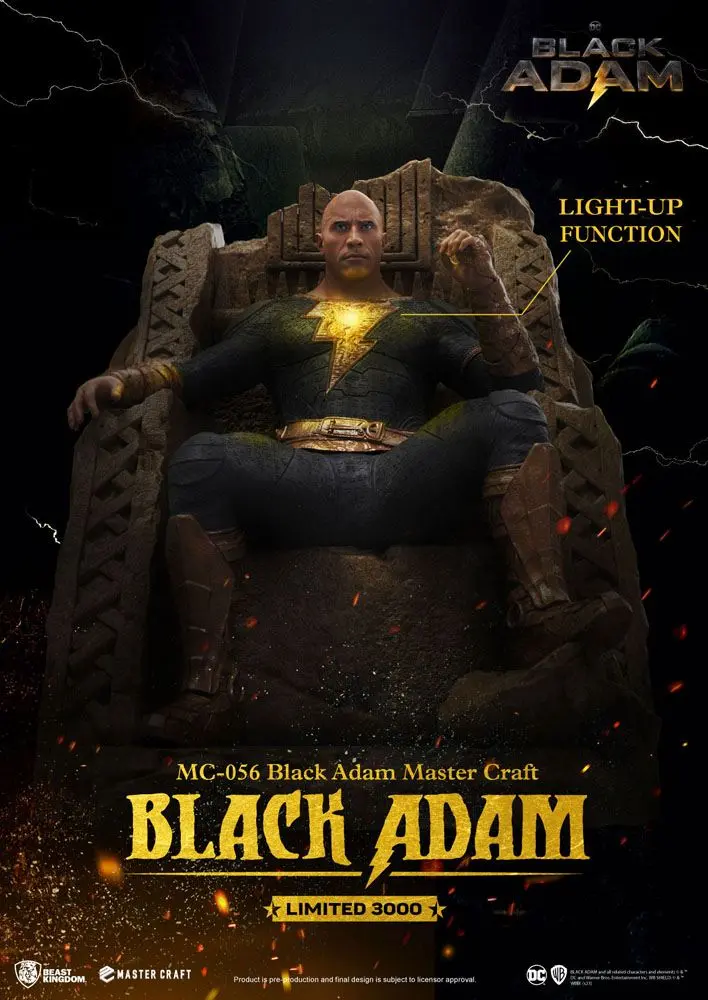 Black Adam Master Craft Kip Black Adam 38 cm fotografija izdelka