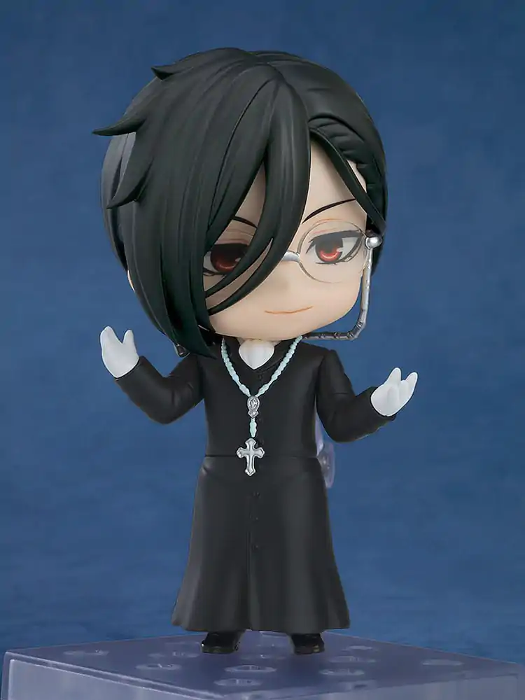 Black Butler: Boarding School Arc Nendoroid akcijska figura Sebastian Michaelis: Sapphire Owl Ver. 10 cm fotografija izdelka