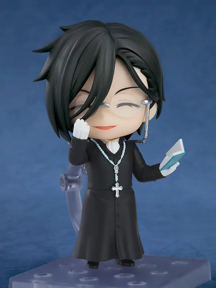 Black Butler: Boarding School Arc Nendoroid akcijska figura Sebastian Michaelis: Sapphire Owl Ver. 10 cm fotografija izdelka