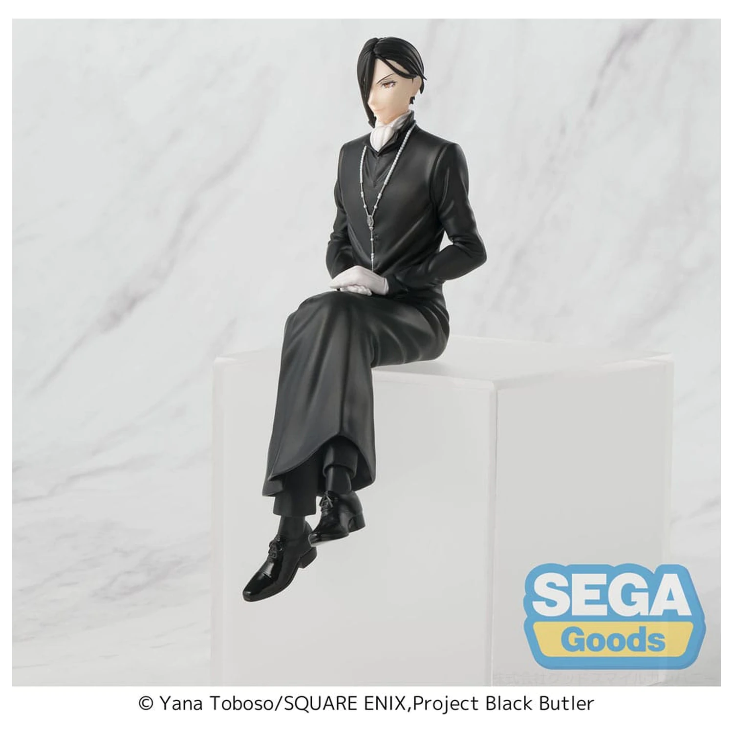 Black Butler: Boarding School Arc PM Perching PVC kip Sebastian Michaelis 16 cm fotografija izdelka