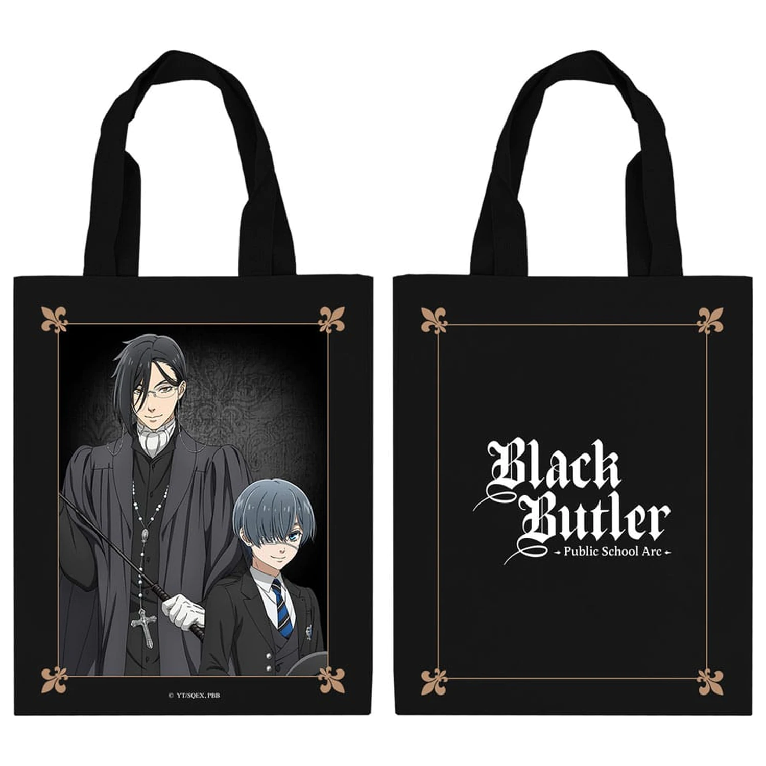 Black Butler Tote torba Ciel & Sebastian fotografija izdelka