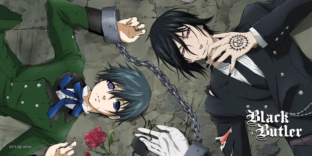 Podloga za miško Black Butler XXL Ciel x Sebastian fotografija izdelka