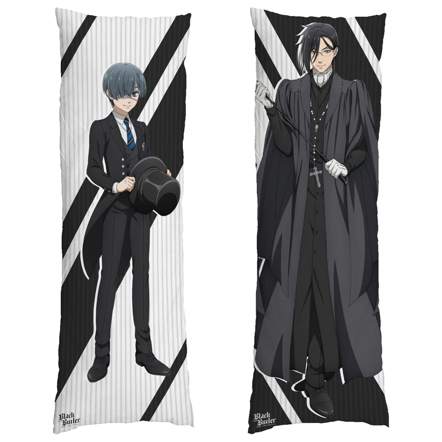 Black Butler Dakimakura Prevleka za blazino Sebastian & Ciel 150 x 50 cm fotografija izdelka