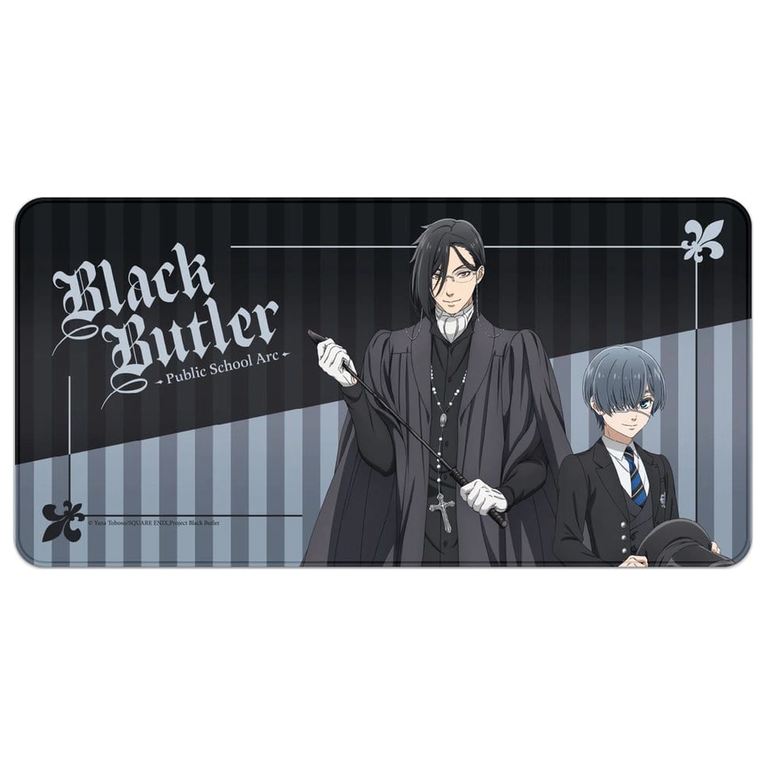 Black Butler: Public School Arc XXL podloga za miško Sebastian & Ciel 80 x 40 cm fotografija izdelka