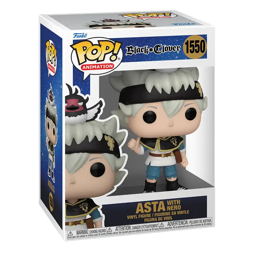 Black Clover POP! Animation Vinyl Figurica Asta z Nero 9 cm fotografija izdelka