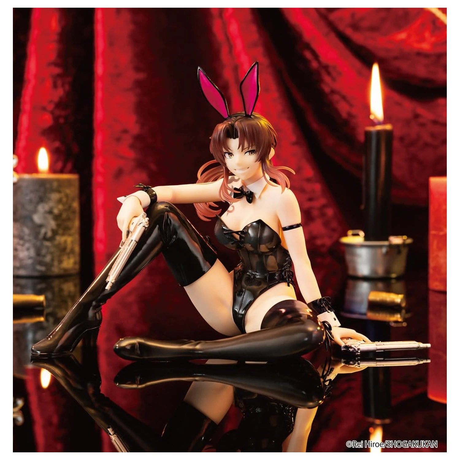 Black Lagoon One-Seventh Carat PVC kip 1/7 Revy Bunny Ver. 16 cm fotografija izdelka