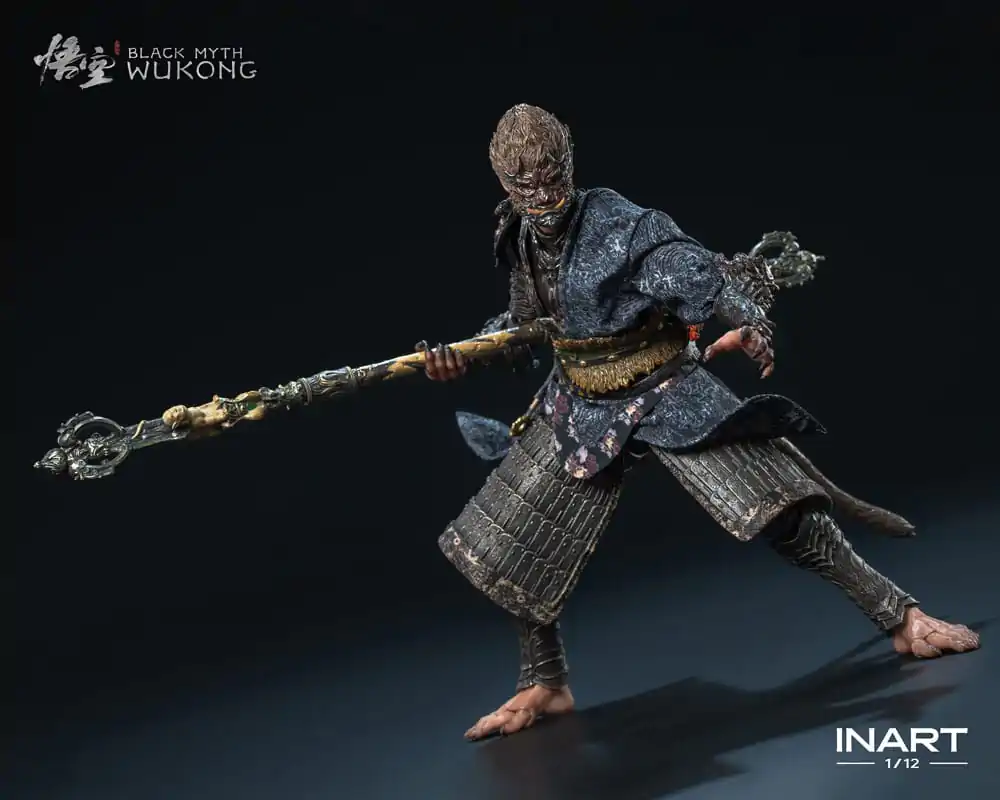 Black Myth: Wukong Akcijska figura 1/12 The Destined One v Bronze Armor Set Deluxe verzija 16 cm fotografija izdelka