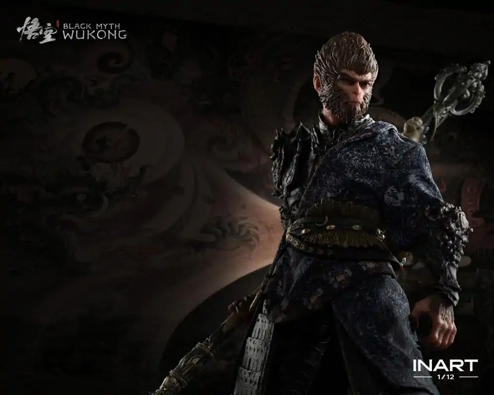 Black Myth: Wukong Akcijska figura 1/12 The Destined One v Bronze Armor Set Deluxe verzija 16 cm fotografija izdelka
