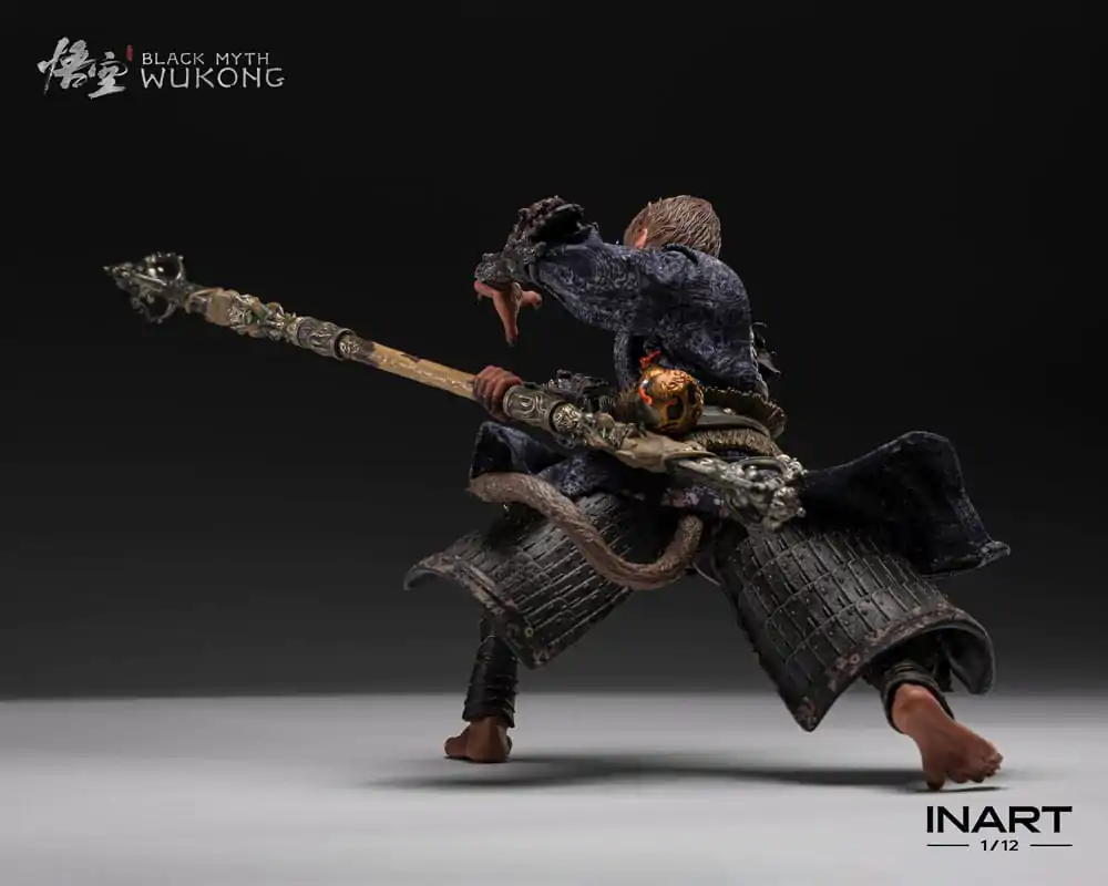 Black Myth: Wukong Akcijska figura 1/12 The Destined One v Bronze Armor Set Deluxe verzija 16 cm fotografija izdelka