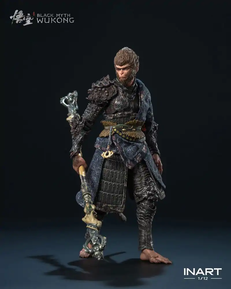 Black Myth: Wukong Akcijska figura 1/12 The Destined One v Bronze Armor Set Deluxe verzija 16 cm fotografija izdelka