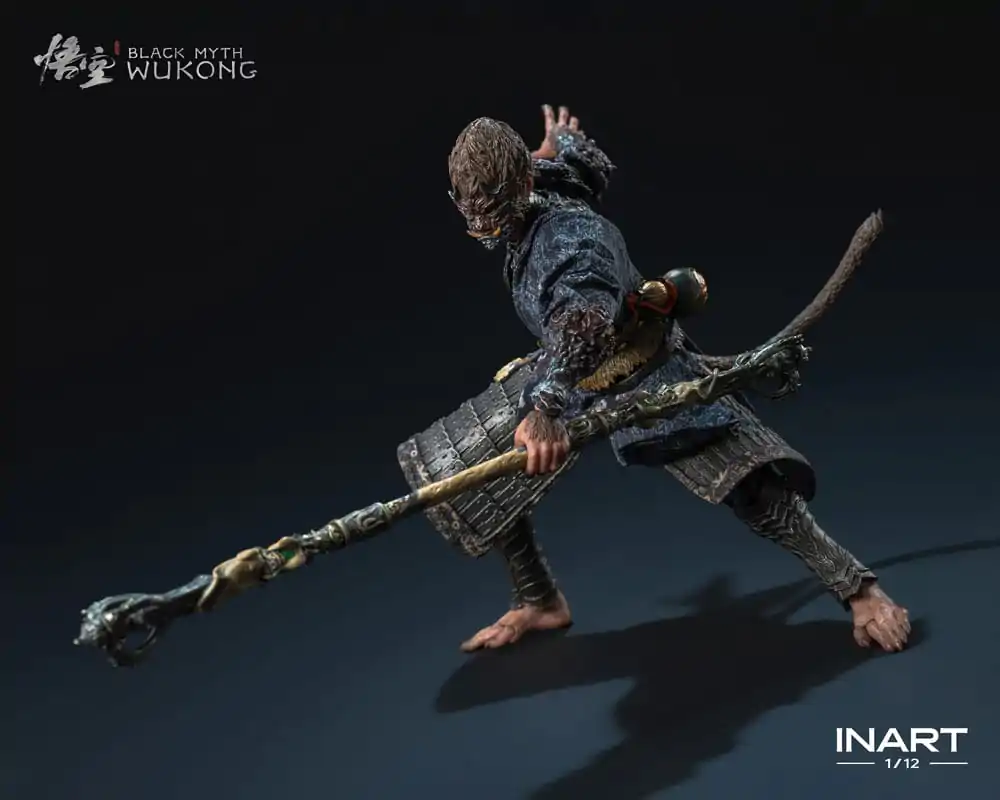 Black Myth: Wukong Akcijska figura 1/12 The Destined One v Bronze Armor Set Deluxe verzija 16 cm fotografija izdelka