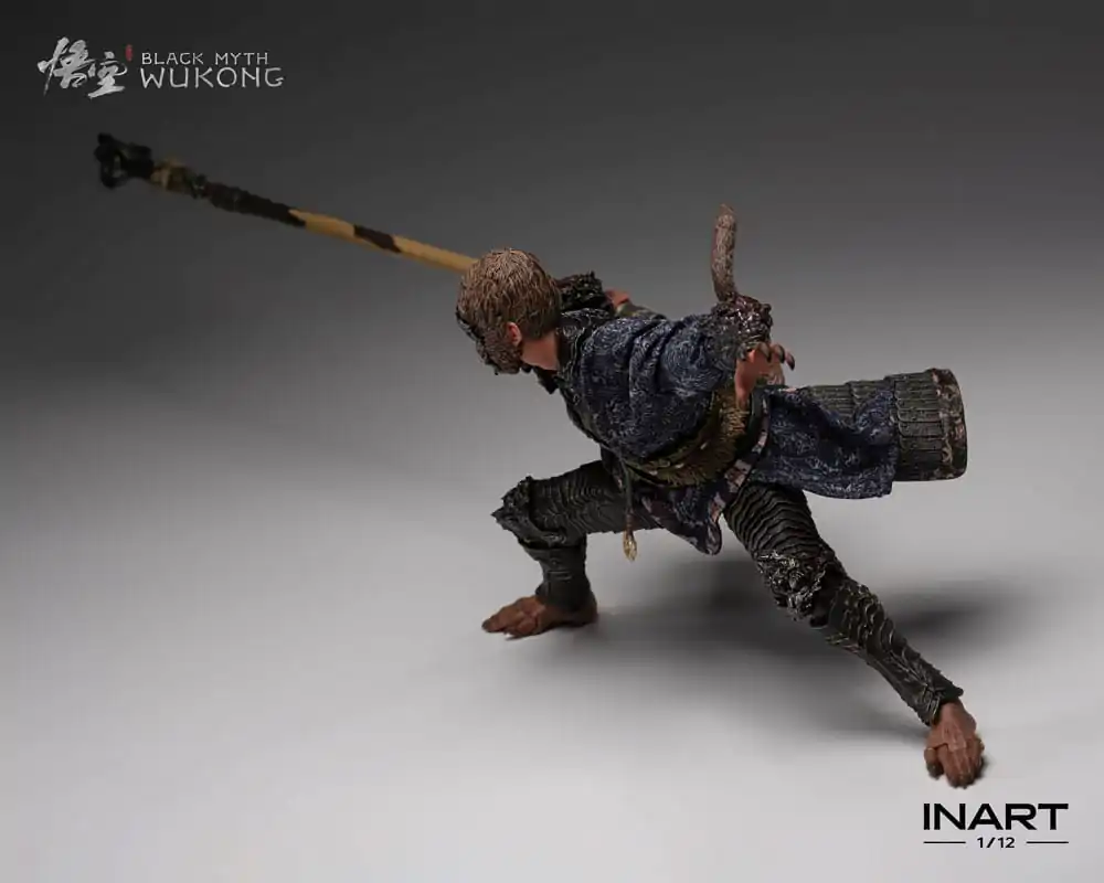Black Myth: Wukong Akcijska figura 1/12 The Destined One v Bronze Armor Set Deluxe verzija 16 cm fotografija izdelka