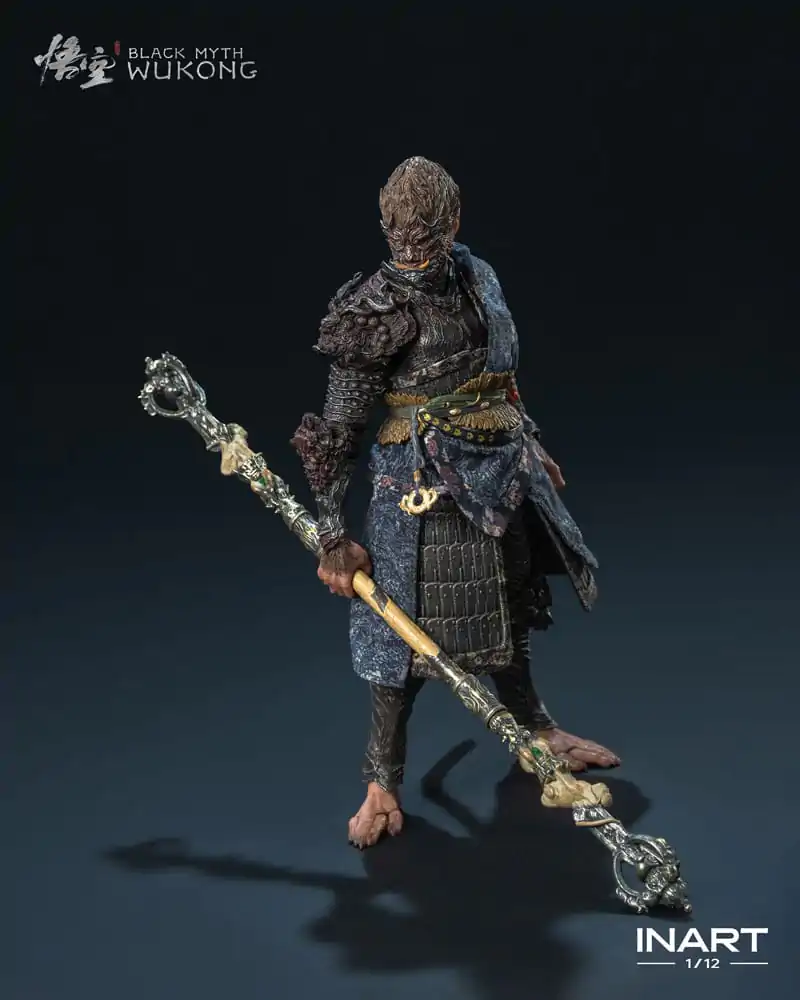 Black Myth: Wukong Akcijska figura 1/12 The Destined One v Bronze Armor Set Deluxe verzija 16 cm fotografija izdelka