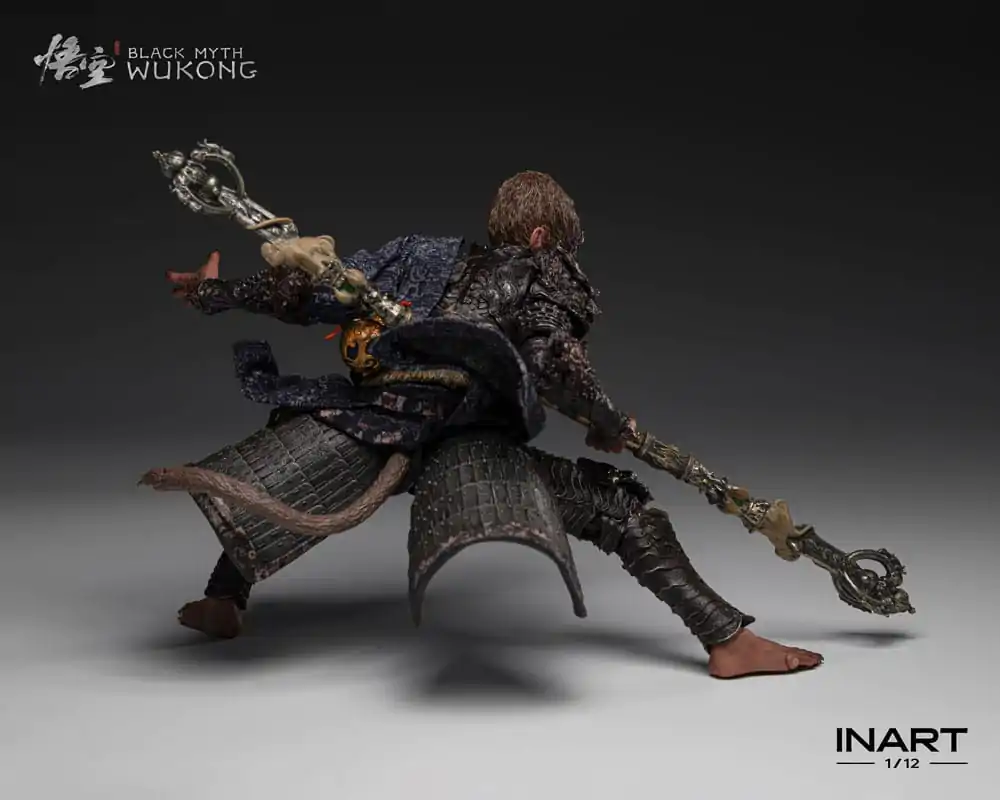Black Myth: Wukong Akcijska figura 1/12 The Destined One v Bronze Armor Set Deluxe verzija 16 cm fotografija izdelka