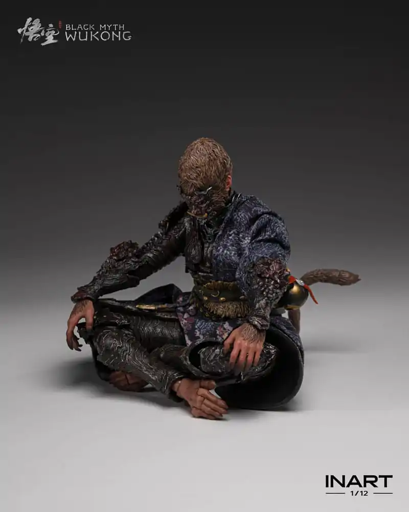 Black Myth: Wukong Akcijska figura 1/12 The Destined One v Bronze Armor Set Deluxe verzija 16 cm fotografija izdelka