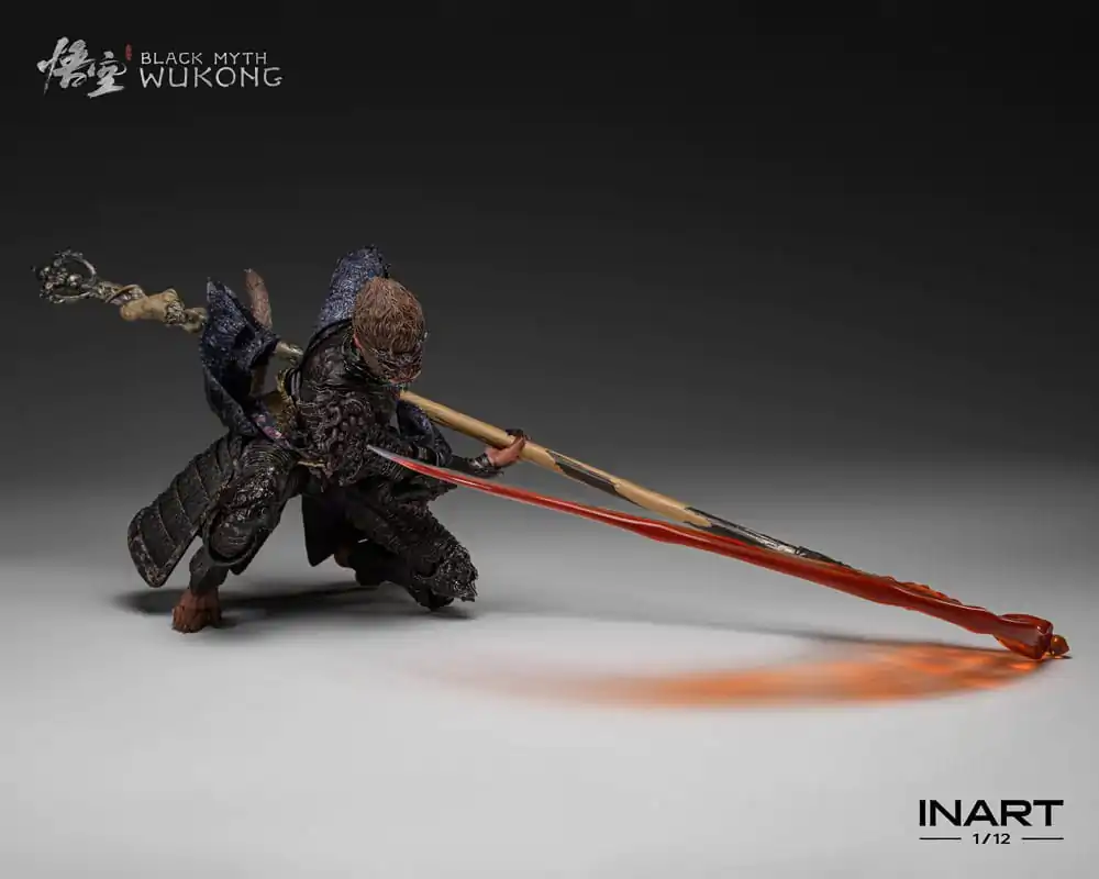 Black Myth: Wukong Akcijska figura 1/12 The Destined One v Bronze Armor Set Deluxe verzija 16 cm fotografija izdelka