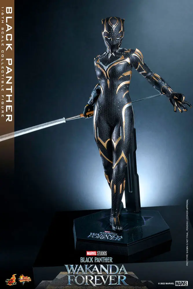 Black Panther: Wakanda Forever Movie Masterpiece akcijska figura 1/6 Black Panther 28 cm fotografija izdelka