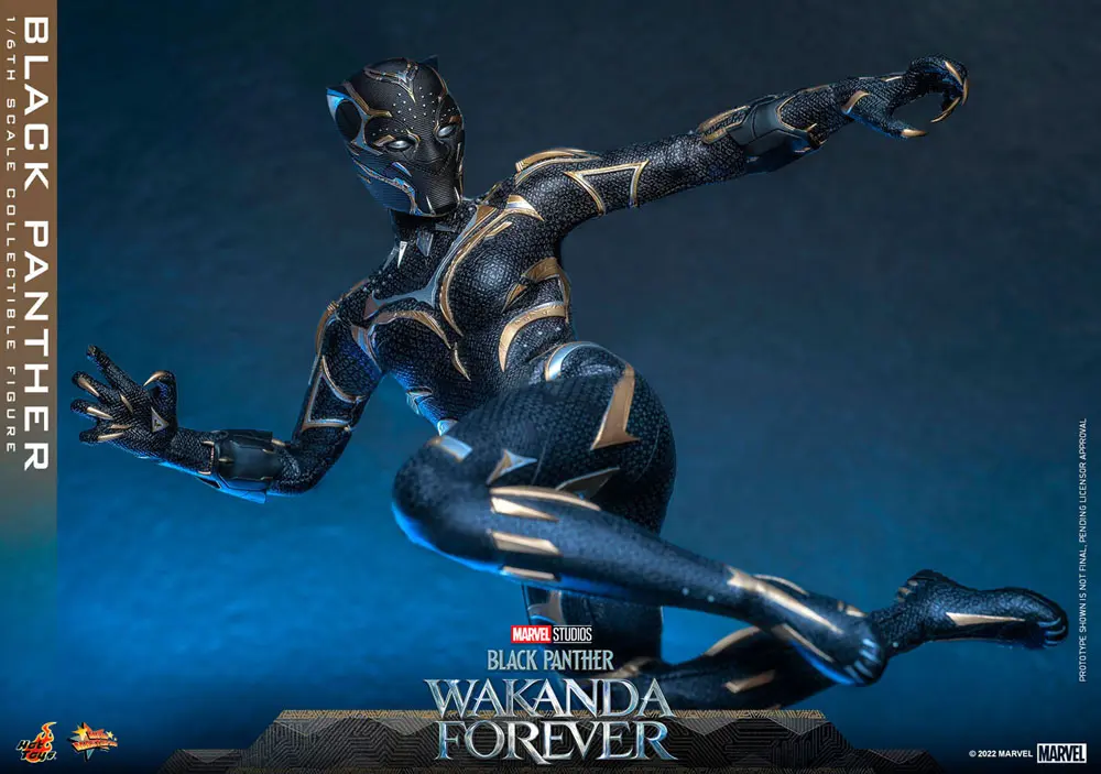 Black Panther: Wakanda Forever Movie Masterpiece akcijska figura 1/6 Black Panther 28 cm fotografija izdelka